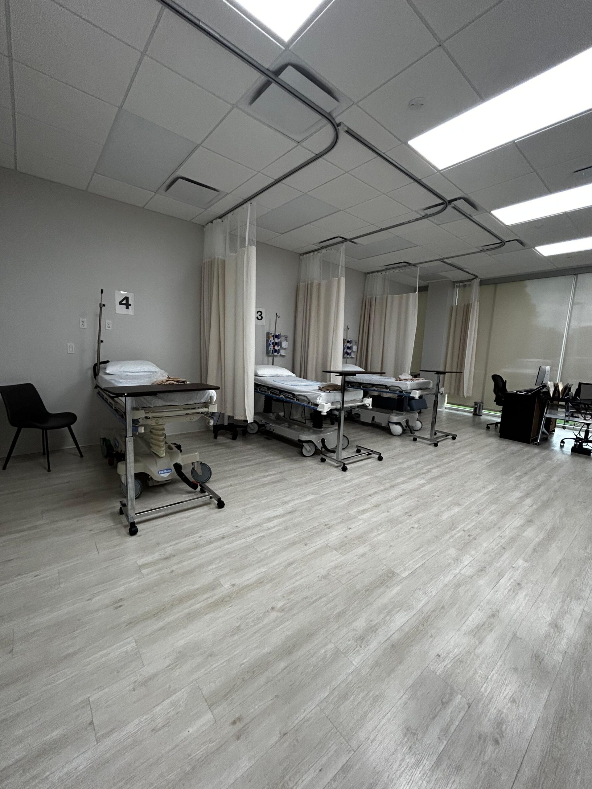 Patient recovery area cleaned for a South Florida medical center